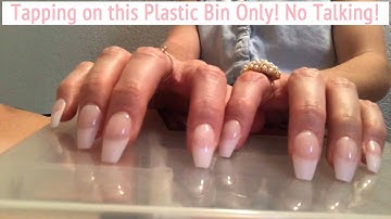 ASMR * Plastic Bin Tapping ONLY! * Fast Tapping & Scratching * No Talking * ASMRVilla