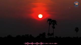 Full Amazing Sunset Sinking into the Clouds. News