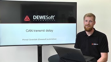 CAN transmit delay explained | Setup and demonstration in DewesoftX