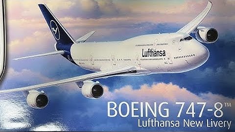 Revell 1/144 Boeing 747-8 Lufthansa New Livery [Full Build]