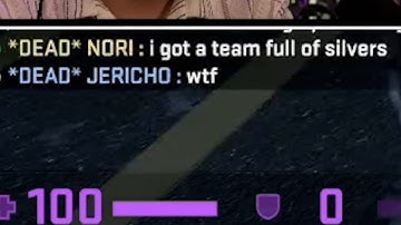 randomly playing my friend in CSGO Competitive