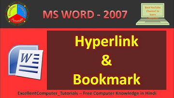 Link In Same Page In Word Document.| Use of Hyperlink & Bookmark In Word.| MS Word 2007.||