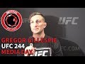 Gregor Gillespie on Addiction: 'Anything I Enjoy I Over Do' | UFC 244 | Media Day