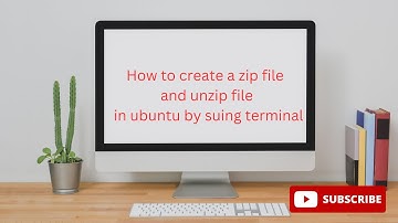 How to create a zip file by using terminal in ubuntu