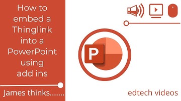 How to embed a Thinglink into a PowerPoint using  add ins