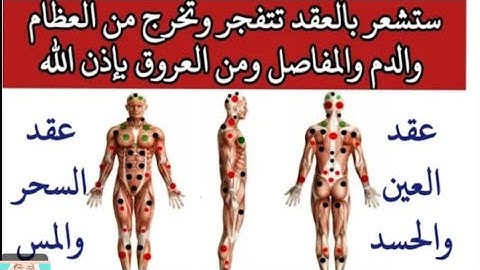 (رقية تفجير العقد) آيات تجعل العقد في جسدك تتفجر وتخرج من العظام والدم والمفاصل والعروق بإذن الله
