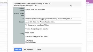 How to Create Google Form that Emails Parents about their Child