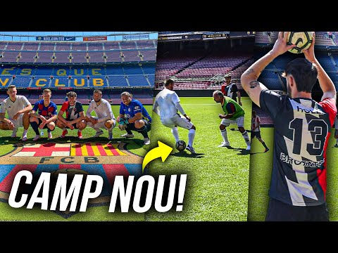 WIR SPIELEN FUßBALL IM CAMP NOU! *FC Barcelona Stadion*