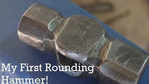Forging My First Rounding Hammer