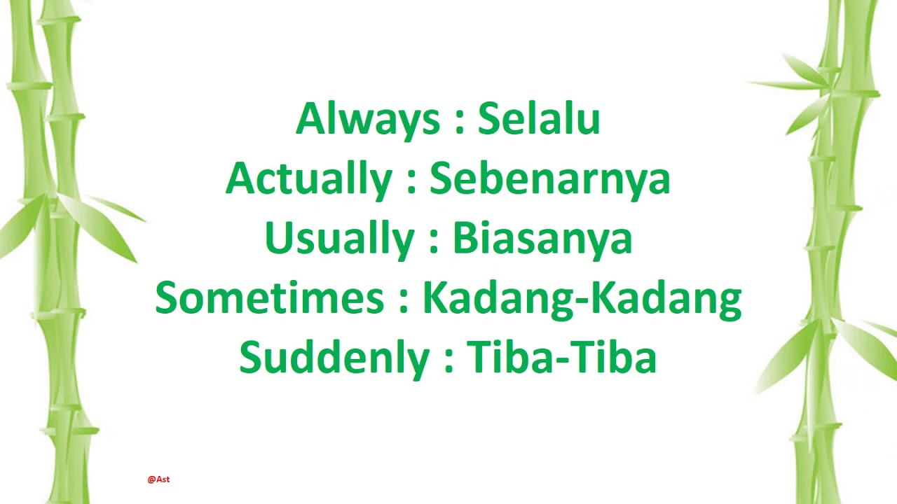 Kata Kata Bahasa Inggris Simple Bermakna / Siapa tahu setelah membaca