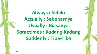 1000 Simple English and Indonesian Vocabulary/Belajar Kosa Kata Bahasa Inggris dan Bahasa Indonesia