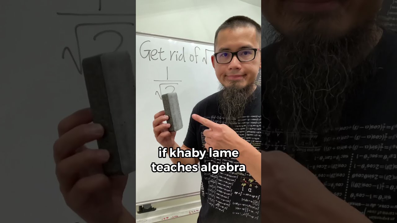 If Khaby Lame Teaches Algebra