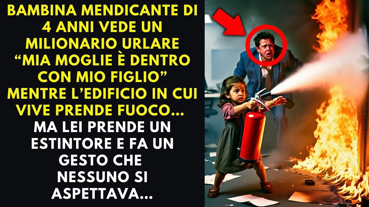 BAMBINA MENDICANTE DI 4 ANNI VEDE UN MILIONARIO URLARE “MIA MOGLIE È LÌ ...