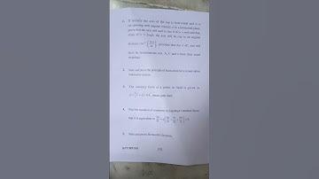 MSC MATHEMATICS SECOND SEMESTER QUESTION PAPER 2023 (MECHANICS -2)