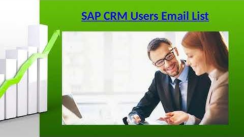 SAP CRM Users Email List | SAP CRM Customer Mailing Database