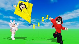 Yuta, Mio Dan Baby Celine Main Layangan Dilapangan Bareng Popo Dan Mimi || ROBLOX