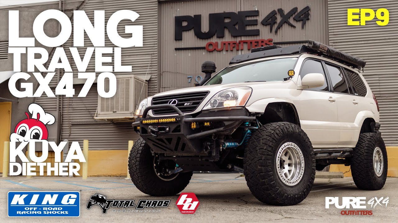 Celebrity Jollibee Lexus GX470 on 37's Kuya Diether (King Shocks, Total Chaos, Long Travel, Lil B's)