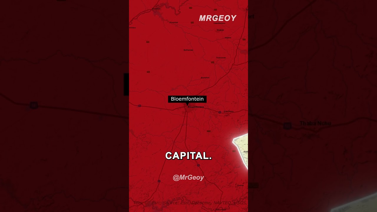 This is the only country with three capitals  