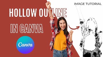 Hallow outline in Canva | 2 min Tutorial