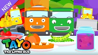 Heavy Vehicles' Thanksgiving Party | Tayo Color Song | Thanksgiving Song | Tayo The Little Bus