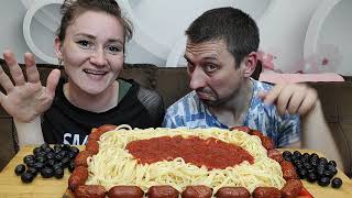 видео: МУКБАНГ ИТАЛЬЯНСКИЕ СПАГЕТТИ С ОХОТНИЧЬМИ КОЛБАСКАМИ MUKBANG ITALIAN SPAGHETTI WITH HUNTING SAUSAGES картинка: МУКБАНГ ИТАЛЬЯНСКИЕ СПАГЕТТИ С ОХОТНИЧЬМИ КОЛБАСКАМИ MUKBANG ITALIAN SPAGHETTI WITH HUNTING SAUSAGES