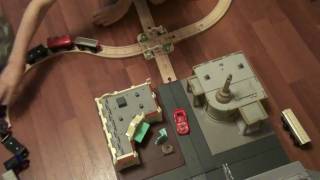 Ligntning Mcqueen Almost Hit By Train Spencer From Thomas The Train Set