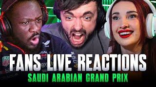 Fans Live Reactions to the 2024 Saudi Arabian Grand Prix