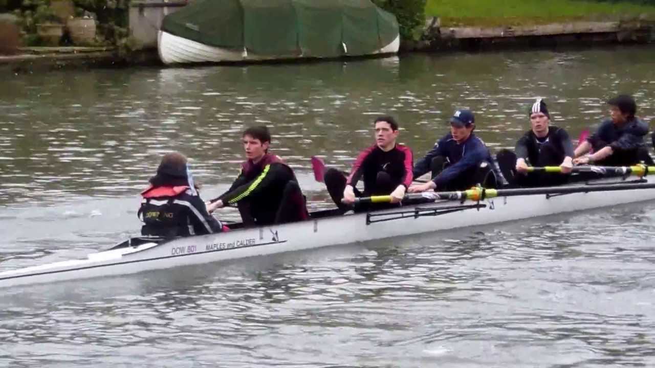 Rowing on river Cam (3) YouTube