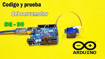 🟢Como probar si funciona un servomotor,  código y conexión con arduino