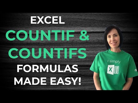 Excel COUNTIF & COUNTIFS Video Tutorial