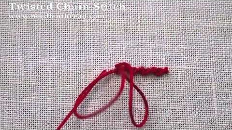 Twisted Chain Stitch