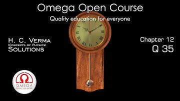 H. C. Verma Solutions - Chapter 12, Question 35