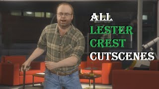 Grand Theft Auto 5 - All LESTER CREST Character Cutscenes Story Mode (Jay Klaitz) GTA5