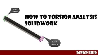 Shaft Torsion analysia on solidworkSolidwork simulation