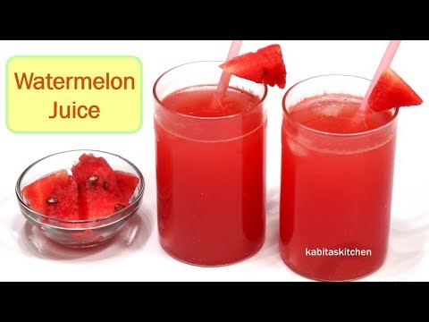 Watermelon Juice Recipe | Summer Drink recipe | kabitaslifestyle