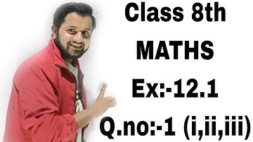 Ex:-12.1 Q.no:-1 (i,ii,iii) 8th MATHS  (Exponents and powers) Chapter 12