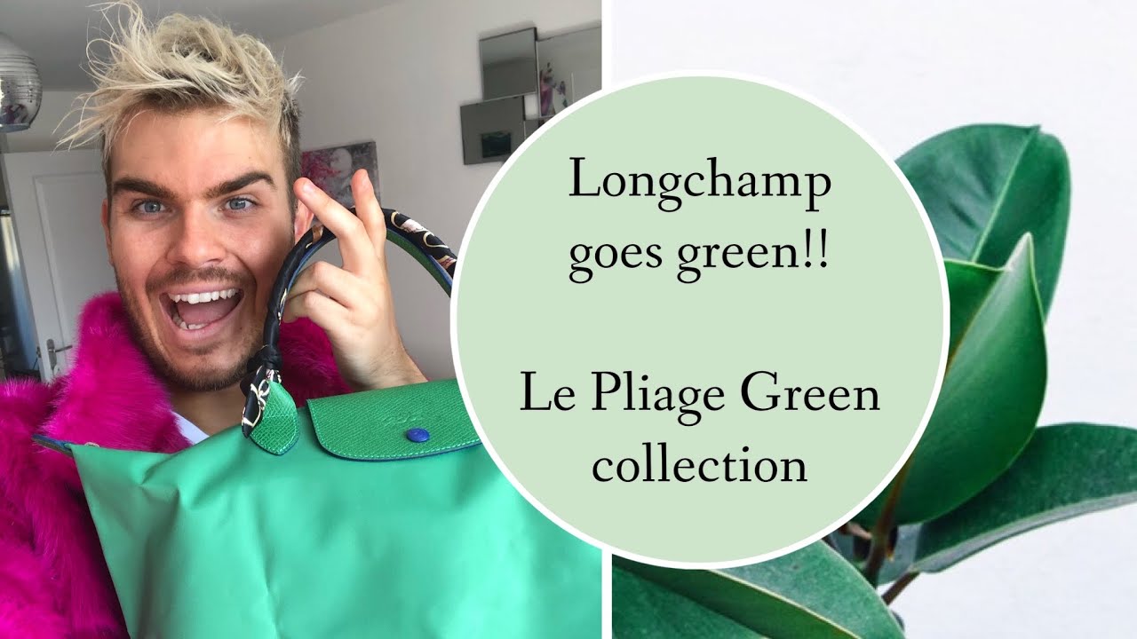 Longchamp gives the iconic Le Pliage bag a green edge in recycled nylon