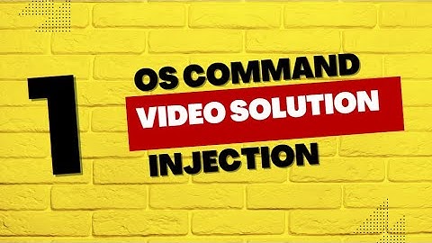 OS command injection, simple case (Video Solution) | Portswigger Tutorial