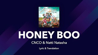 CNCO & Natti Natasha - Honey Boo (Lyrics / Letra English & Spanish) Translation & Meaning