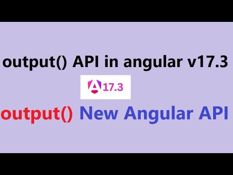 Angular’s new output()
