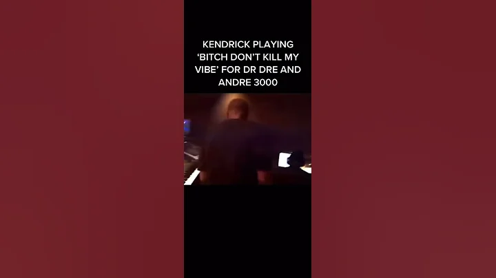 Kendrick Lamar Playing B*tch Don’t Kill My Vibe For Dr Dre And Andre 3000