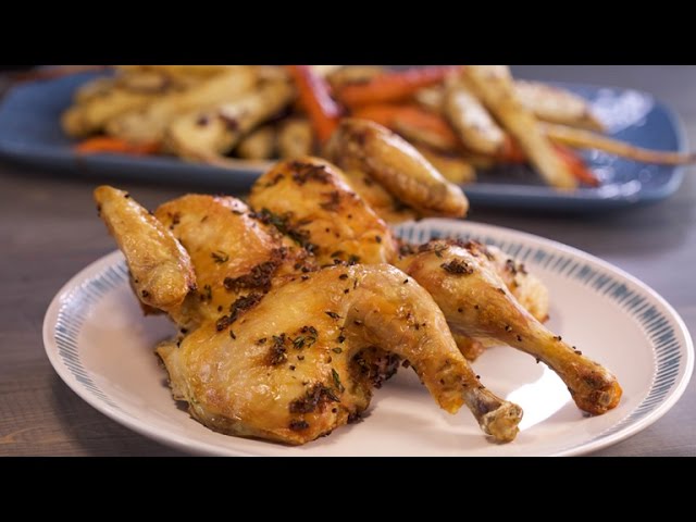 A Simple and Healthy Roasted Chicken Dinner for 2016 | Rachael Ray Show