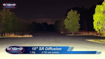 Rigid industries 10" SR Series LED Diffusion - Snake Racing