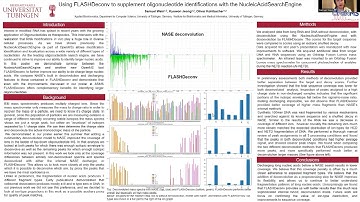 Using FLASHDeconv to supplement oligonucleotide... - Samuel Wein - CompMS - Poster - ISMB 2022