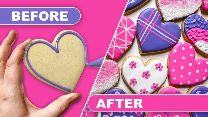 How to Decorate Cookies with Thinned Royal Icing