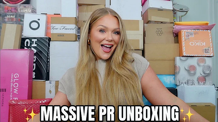 BIGGEST PR UNBOXING HAUL EVER 2025 😱 MASSIVE AMOUNT OF FREE MAKEUP (plus some for you!)