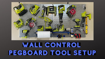 Transform Your Workshop with Wall Control Pegboard - Easy DIY Customizable Storage Solution