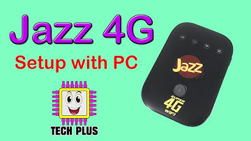 How to connect Jazz Super 4G WiFi Pocket Router your PC