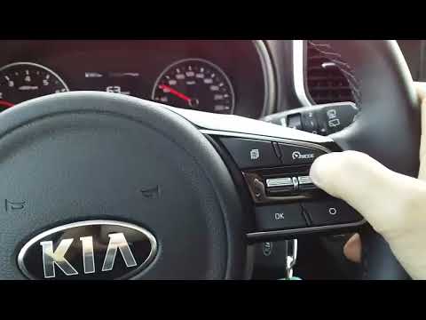 Kia Sportage - как пользоваться круиз - контролем и ограничителем скорости?