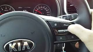 Kia Sportage - как пользоваться круиз - контролем и ограничителем скорости?